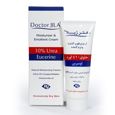کرم نرم کننده و مرطوب کننده 10 درصد اوره دکتر ژیلا