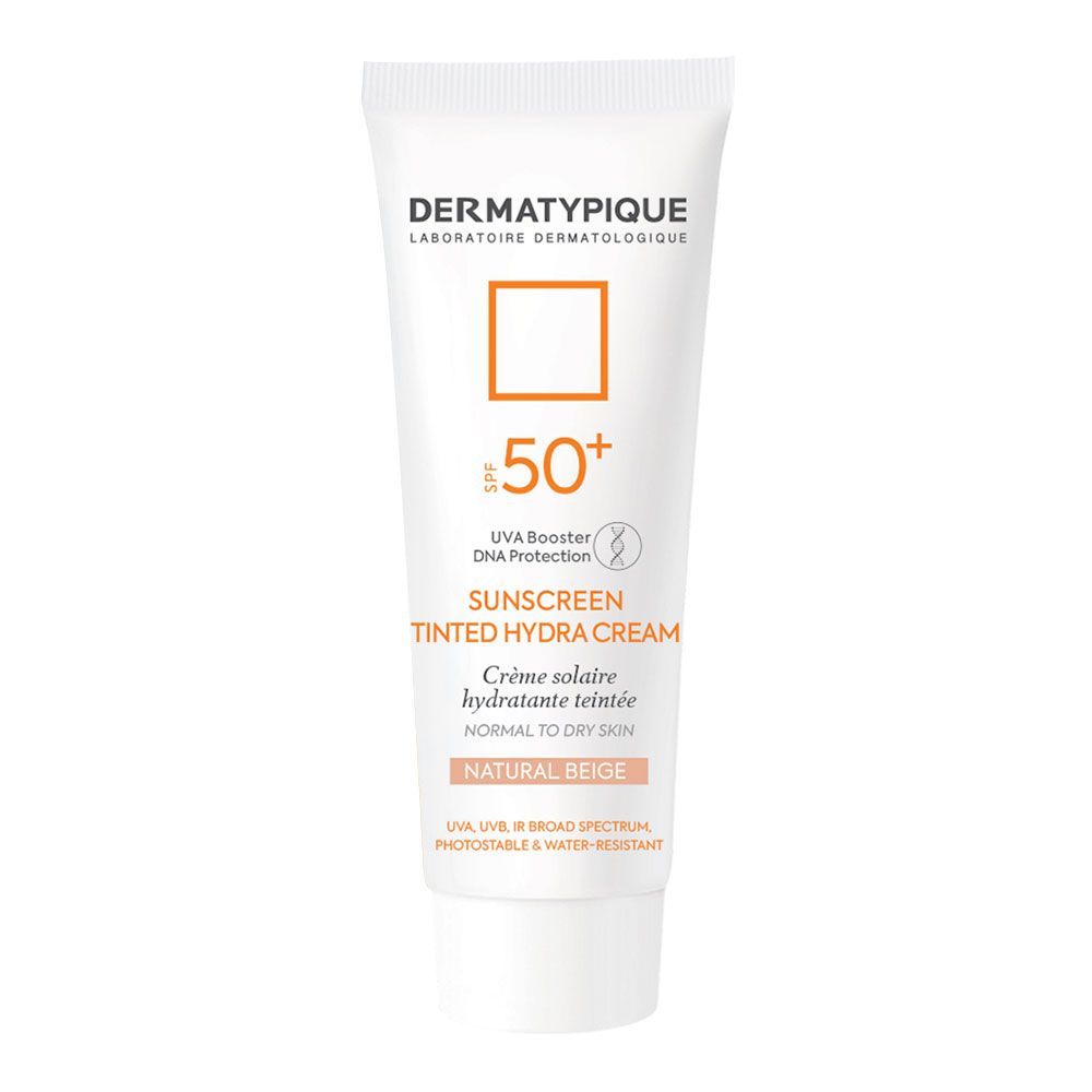 ضد آفتاب رنگی هیدرا پوست خشک +SPF50 بژ طبیعی درماتیپیک
