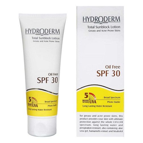 لوسیون ضد آفتاب فاقد چربی SPF 30 هیدرودرم