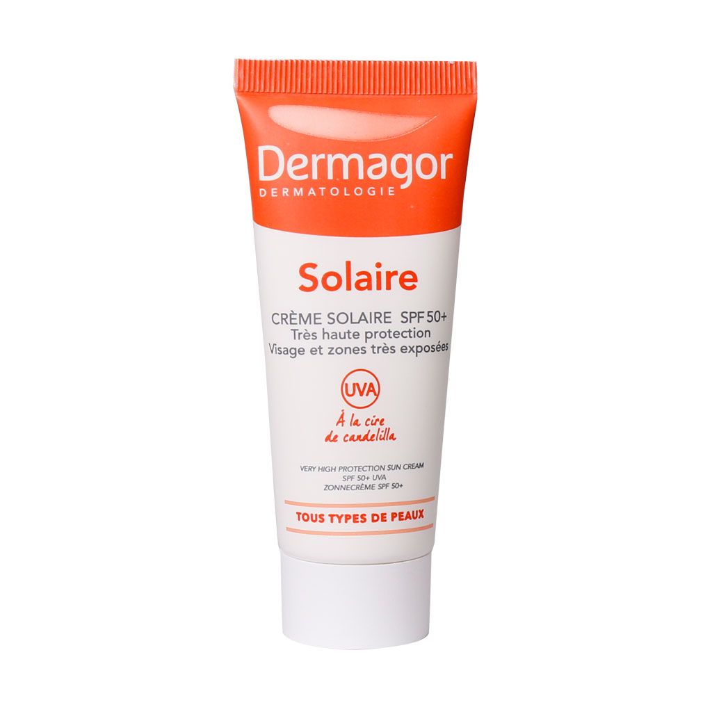 کرم ضد آفتاب بی رنگ SPF50 درماگور