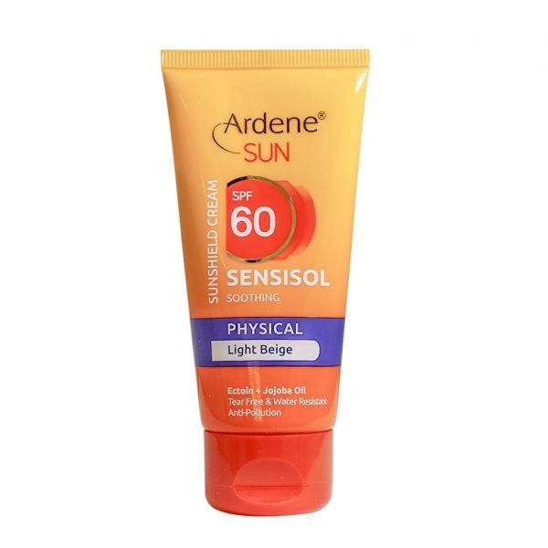 کرم ضد آفتاب رنگی SPF60 فاقد جاذب های شیمیایی آردن
