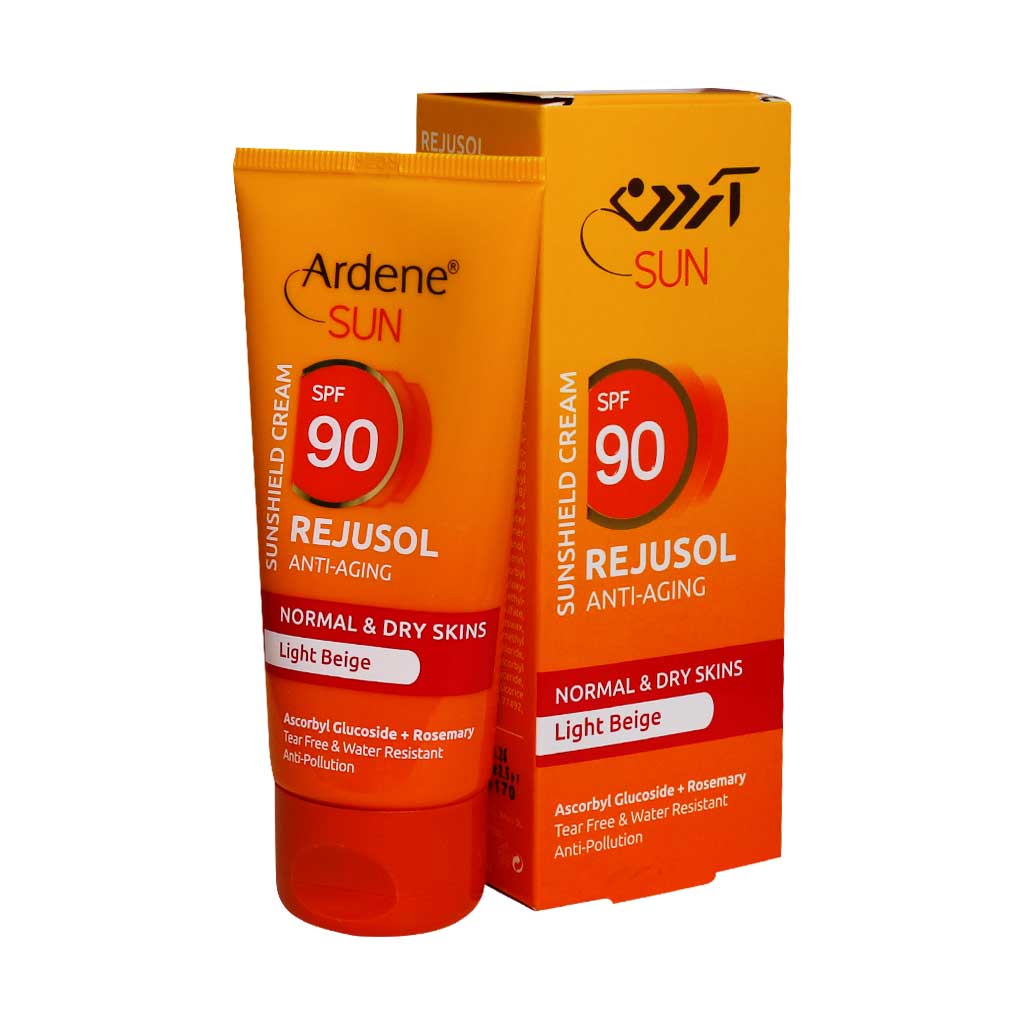 کرم ضد آفتاب SPF 90 رنگ بژ روشن آردن