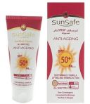 کرم ضد آفتاب SPF50 ضد چروک بژ طبیعی سان سیف