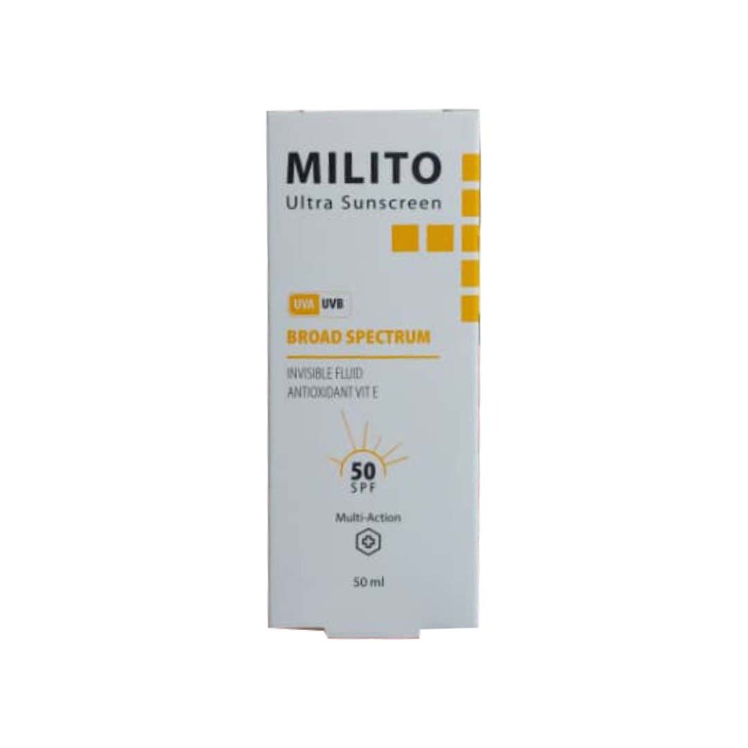 کرم ضد آفتاب فلوئید SPF50 میلیتو
